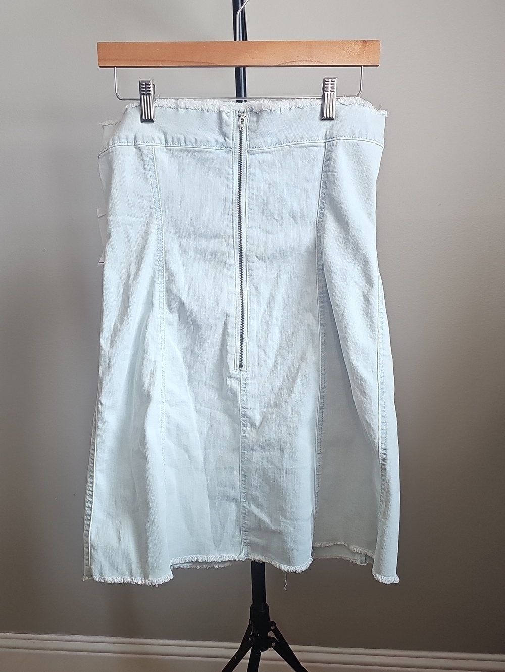 RSQ Light Blue Strapless Denim Dress